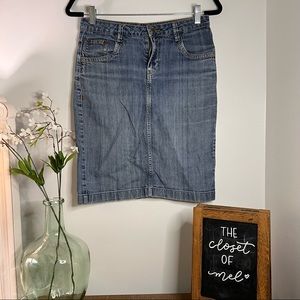 Shade Denim Skirt